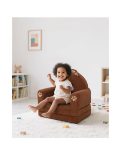 Sofá Plegable 2-en-1 MOONBEEKI para Niños Oso Mediano 2
