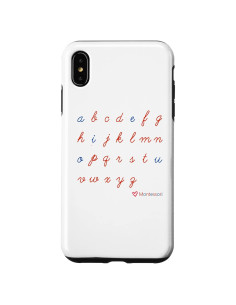 Funda Protectora iPhone XS Max Belleza Montessori Alfabeto