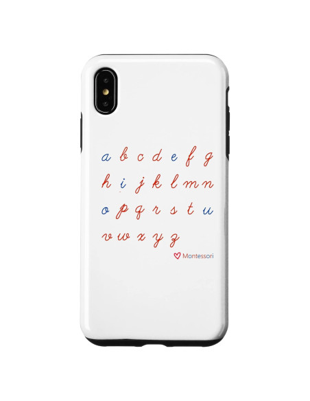 Funda Protectora iPhone XS Max Belleza Montessori Alfabeto