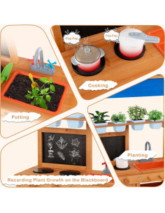 Cocina de Barro KOTEK para Niños con Toldito Ajustable 2