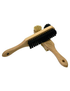 Juego de Cepillos para Zapatos Valentino Garemi - 100% Pelo de Caballo