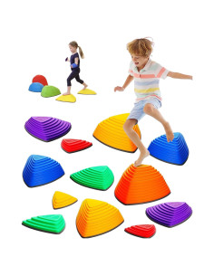 Piedras de Equilibrio Giggle & Play, Set de 12, Multicolor