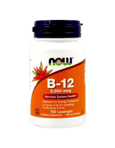 Suplemento de Vitamina B-12 2000mcg Now Foods 100 Cápsulas
