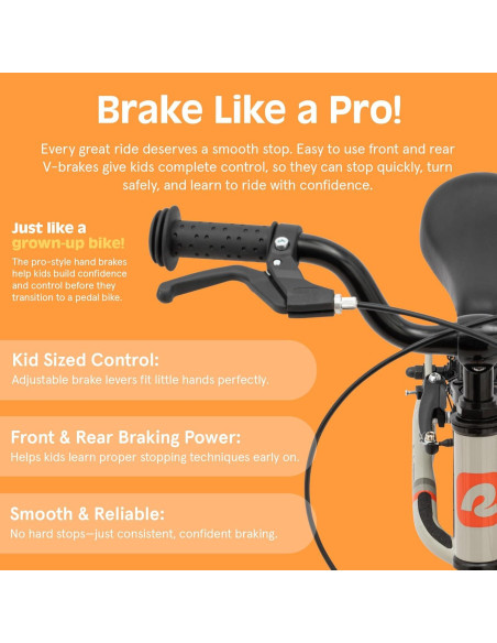 Bicicleta de Equilibrio Retrospec Cub Plus XL 14" para Niños