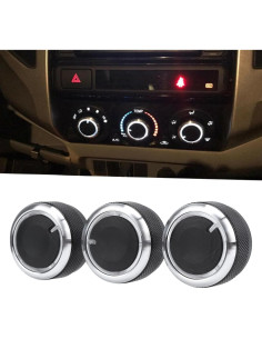 Perillas de Aire Acondicionado Acouto para Tacoma 2002-2014 - 3 Piezas 2