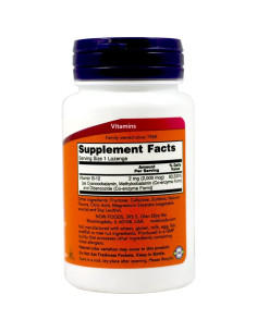 Suplemento de Vitamina B-12 2000mcg Now Foods 100 Cápsulas 2