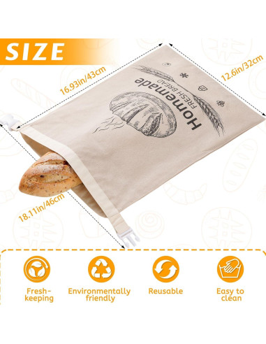 Paquete de 2 Bolsas de Cera de Abeja AZLTC 43x32 cm Ecológicas