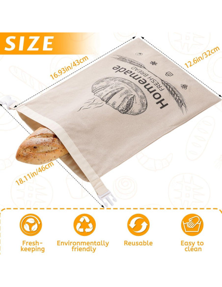 Paquete de 2 Bolsas de Cera de Abeja AZLTC 43x32 cm Ecológicas