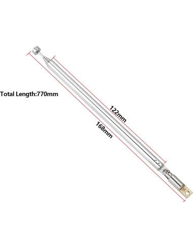 3 Antenas Telescópicas 77cm Be In Your Mind para Radio