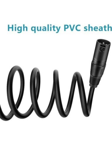 Cable DMX Balanceado Blindado 3 Pines GdjRttk 2.5m