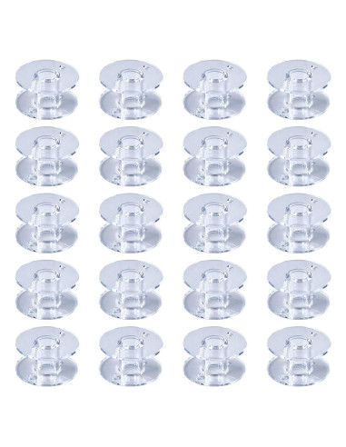 20 Bobinas Estilo SA156 para Máquina de Coser Brother