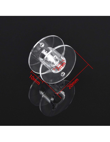 20 Bobinas Estilo SA156 para Máquina de Coser Brother