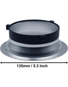 Adaptador de Anillo de Velocidad 135mm INVINEEX para Bowens 2