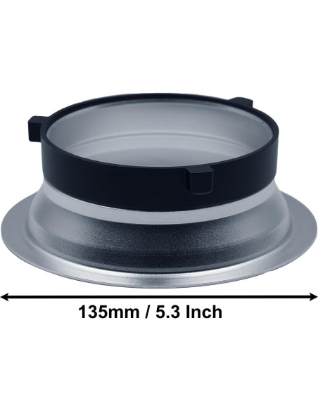 Adaptador de Anillo de Velocidad 135mm INVINEEX para Bowens