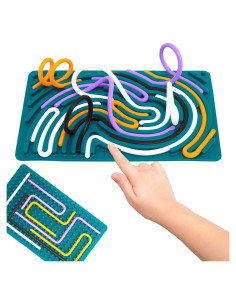 Tablero de Actividad Sensorial LIDORE Verde Oscuro - Juguete Antiestrés