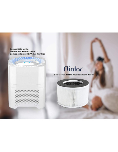 Filtro HEPA True 4-en-1 Flintar para Purificador hOmeLabs
