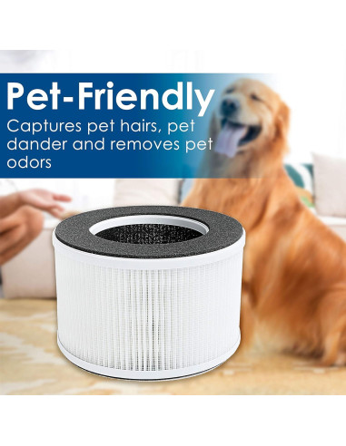 Filtro HEPA True 4-en-1 Flintar para Purificador hOmeLabs