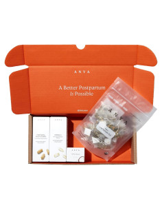 Kit de Lactancia Anya para Nuevas Mamás - Multivitaminas, Té y Bálsamo