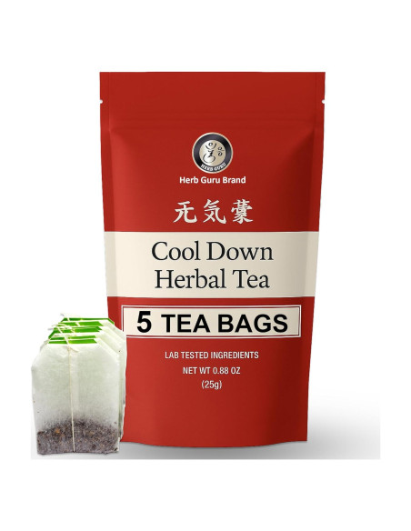 Bolsitas de Té Herbal Herb Guru Cool Down - 24.99g Sin Cafeína