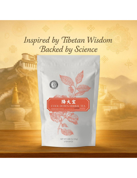 Bolsitas de Té Herbal Herb Guru Cool Down - 24.99g Sin Cafeína
