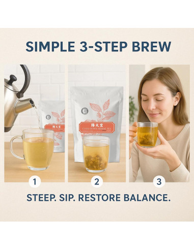 Bolsitas de Té Herbal Herb Guru Cool Down - 24.99g Sin Cafeína