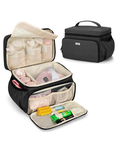 Bolsa para Extractor de Leche Luxja Negra Compatible con Spectra S1/S2