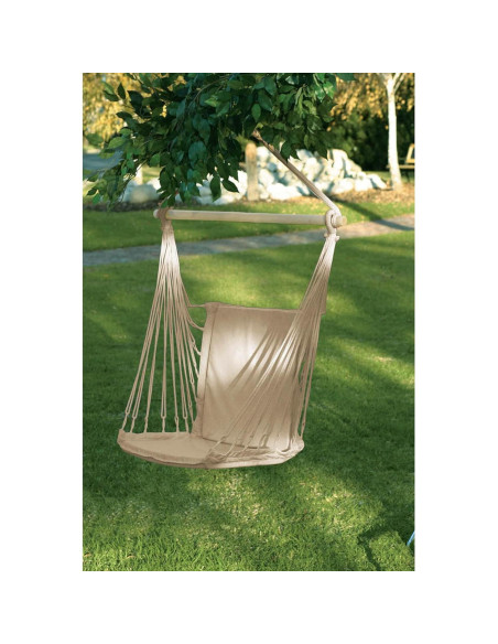 Silla Colgante Acolchada Zingz & Thingz Crema 96.5x45.1 cm