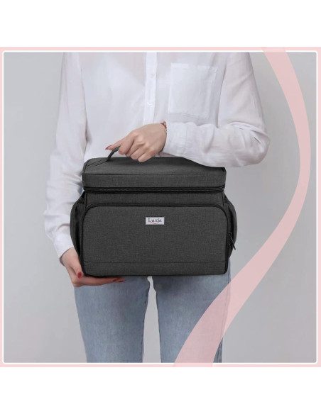 Bolsa para Extractor de Leche Luxja Negra Compatible con Spectra S1/S2