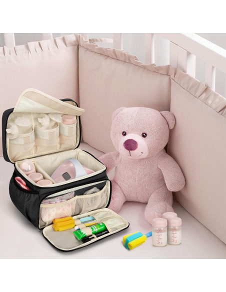 Bolsa para Extractor de Leche Luxja Negra Compatible con Spectra S1/S2