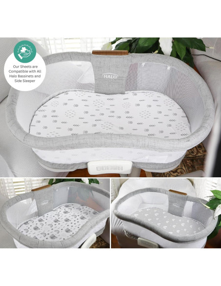 Sábanas para Cuna Tansy Panda 3 Piezas 84x43 cm Gris Oso Sábanas para Cuna Tansy Panda 3 Piezas 84x43 cm Gris Oso