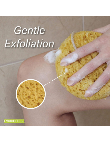Esponja Corporal Exfoliante Evriholder - Paquete de 2
