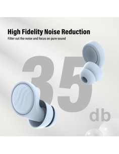 Tapones para Oídos Reutilizables IDE11 con Cancelación 35dB 2