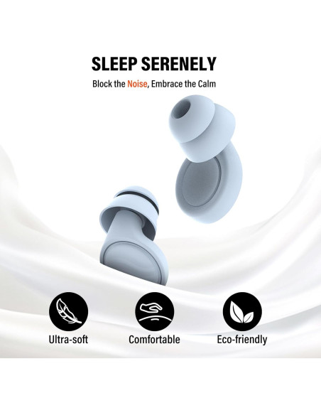 Tapones para Oídos Reutilizables IDE11 con Cancelación 35dB