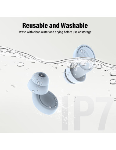 Tapones para Oídos Reutilizables IDE11 con Cancelación 35dB