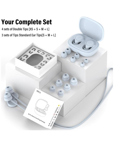 Tapones para Oídos Reutilizables IDE11 con Cancelación 35dB