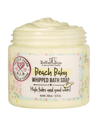 Jabón de Baño Batido Bella & Bear Playa Bebé 189g Hidratante