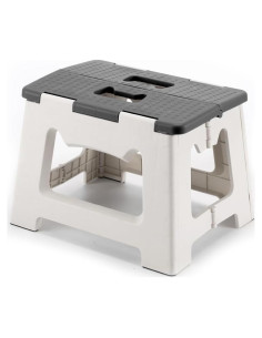 Escalón Plegable ZLMHYYM 22.9 cm Gris, Soporta 136 kg
