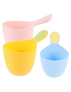 Cucharón de Baño Garneck 3 Piezas Plástico Apilable 18cm