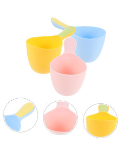 Cucharón de Baño Garneck 3 Piezas Plástico Apilable 18cm 2