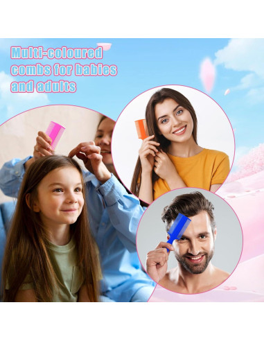 Juego de 6 Peines para Lice y Caspa Meyeyaia - Doble Cara