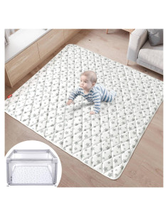 Alfombra de Juego de Espuma Moonsea 127x127 cm Antideslizante