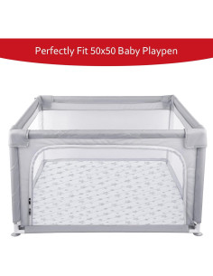 Alfombra de Juego de Espuma Moonsea 127x127 cm Antideslizante 2