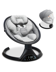 Columpio Portátil Lulabelle para Bebés - 5 Velocidades, Control Remoto