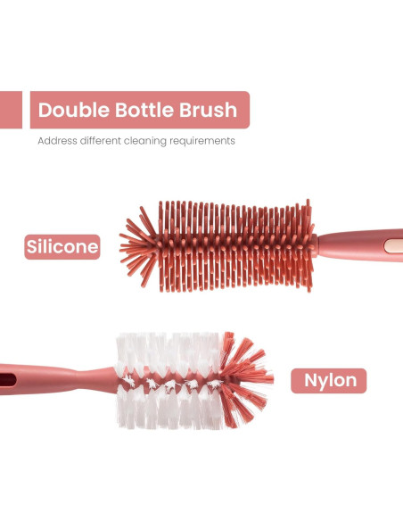 Juego de Cepillos para Biberones Ariseno 5 en 1 Libre de BPA