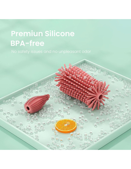 Juego de Cepillos para Biberones Ariseno 5 en 1 Libre de BPA