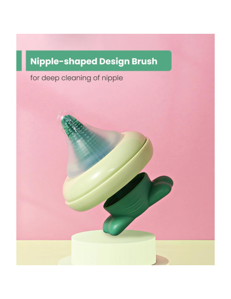 Juego de Cepillos para Biberones Ariseno 5 en 1 Libre de BPA