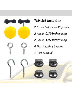 2 Juegos de Bola de Parada para Estacionamiento en Garaje - Genérico 2