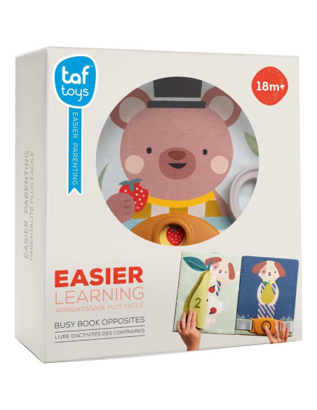 Libro Ocupado Taf Toys Montessori 1-3 Años - Actividades Interactivas Libro Ocupado Taf Toys Montessori 1-3 Años - Actividades Interactivas