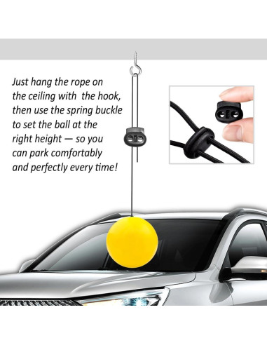 2 Juegos de Bola de Parada para Estacionamiento en Garaje - Genérico