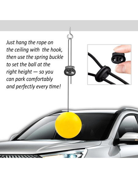 2 Juegos de Bola de Parada para Estacionamiento en Garaje - Genérico